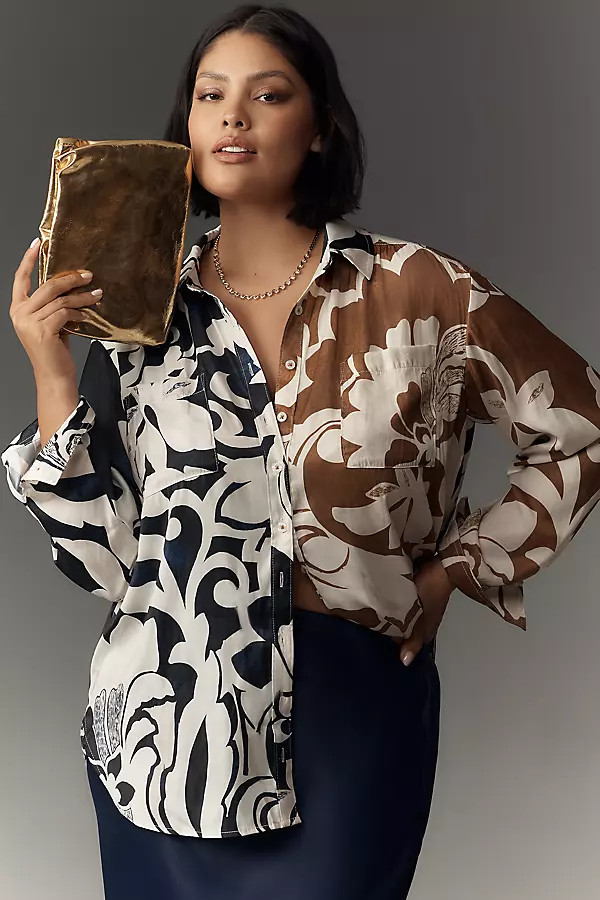 The Brielle Relaxed Buttondown Blouse | Anthropologie (US)