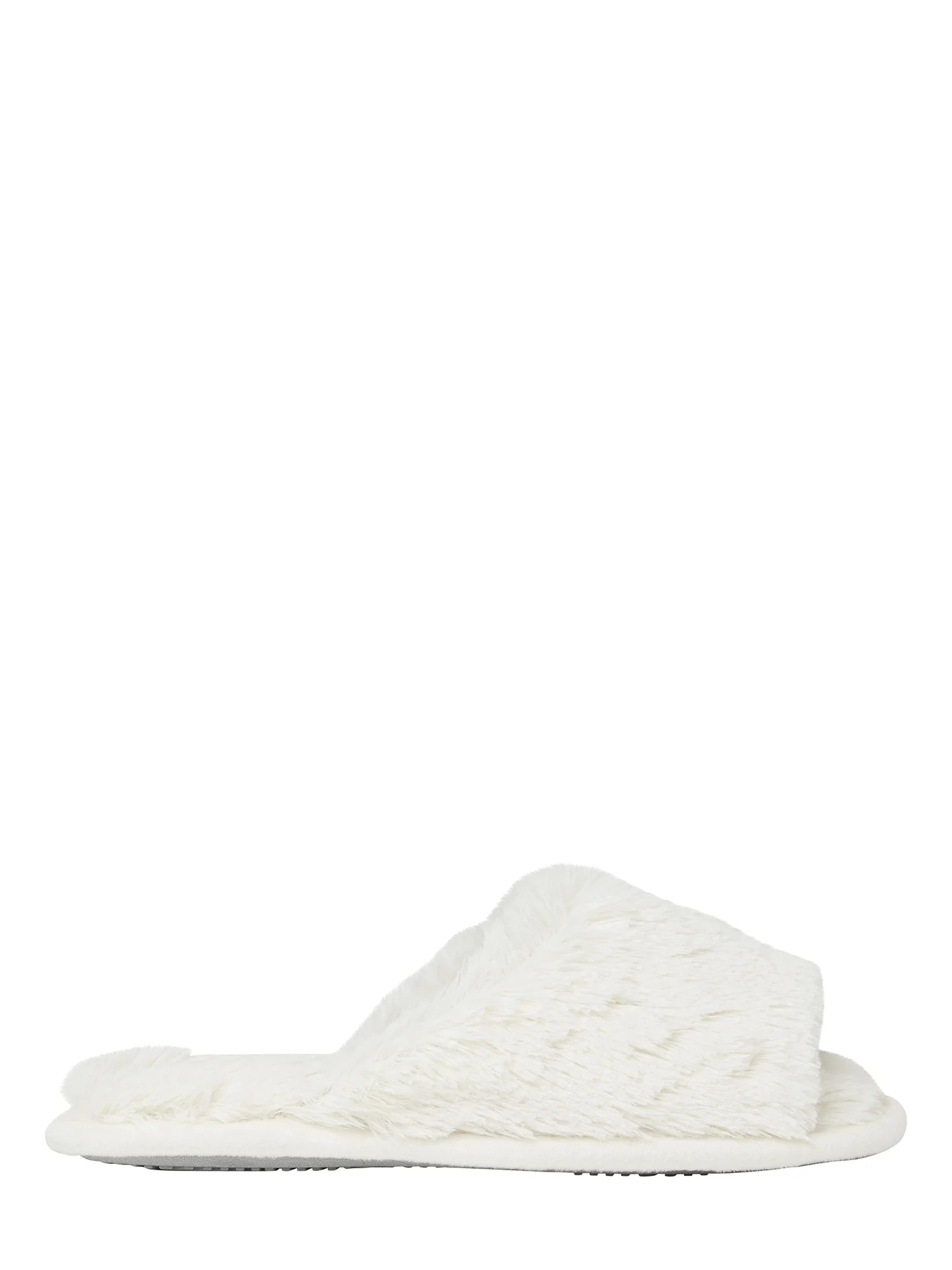Dearfoams Women's Furry Slide Slippers - Walmart.com | Walmart (US)