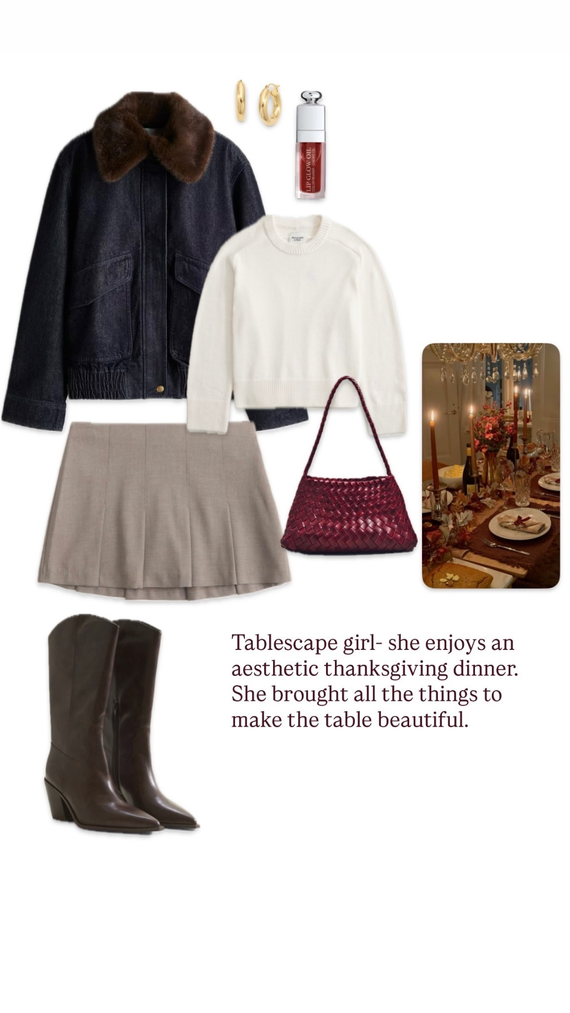 Thanksgiving outfit inspo. The pictures don’t match with the product but I linked the right product! 

#LTKSeasonal #LTKootd #LTKHoliday