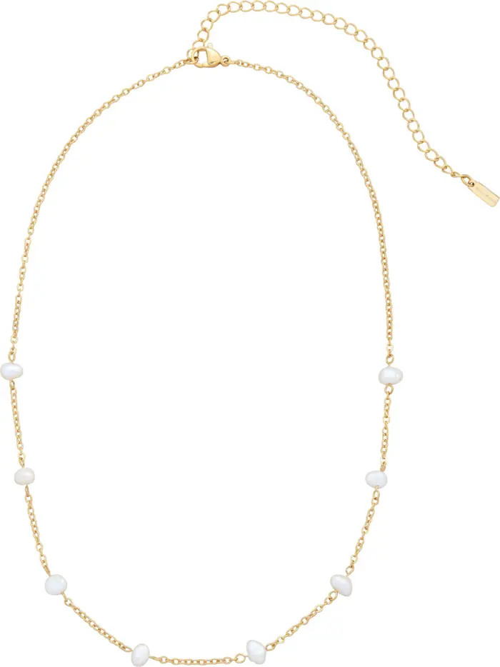 Freshwater Pearl Station Necklace | Nordstrom