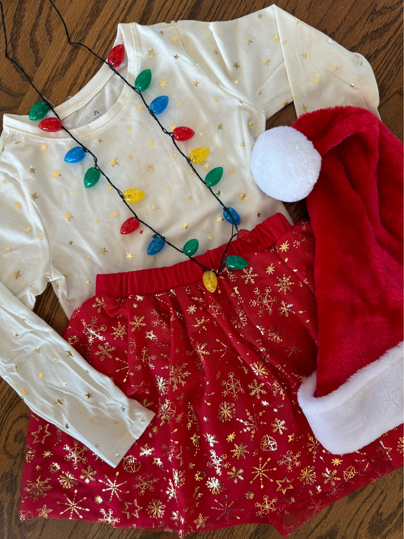 Walmart holiday outfit for girls, toddler girls, garanimals, holiday time, tutu skirt, Christmas skirt, school, shirt, Christmas shirt, gold star, ivory tule, red tule, holiday party, Santa hat, light up Christmas necklace, Christmas light necklace, festive, school activities, kids, under $10

#LTKKids #LTKHoliday #LTKFamily
