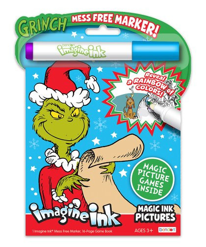 Dr Seuss The Grinch Holiday Imagine Ink Coloring Book | Zulily