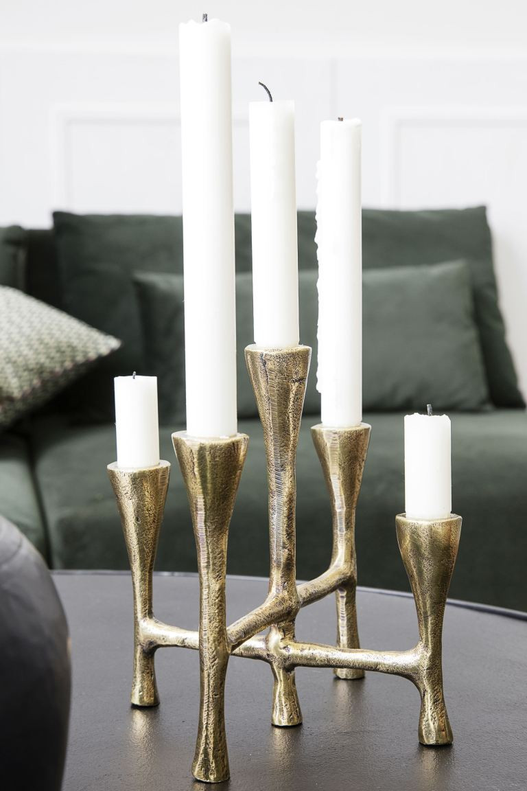 Kerzenständer, Tristy, Messing-finish | H&M (DE, AT, CH, NL, FI)