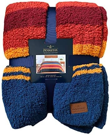 Pendleton Queen Grand Canyon Multi Sherpa Blanket | Amazon (US)