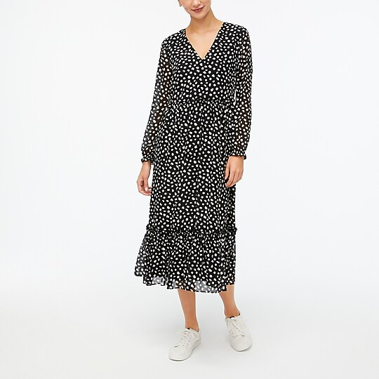 Crinkle V-neck midi dressItem BA826 
 Reviews
 
 
 
 
 
6 Reviews 
 
 |
 
 
Write a Review 
 
 
 ... | J.Crew Factory