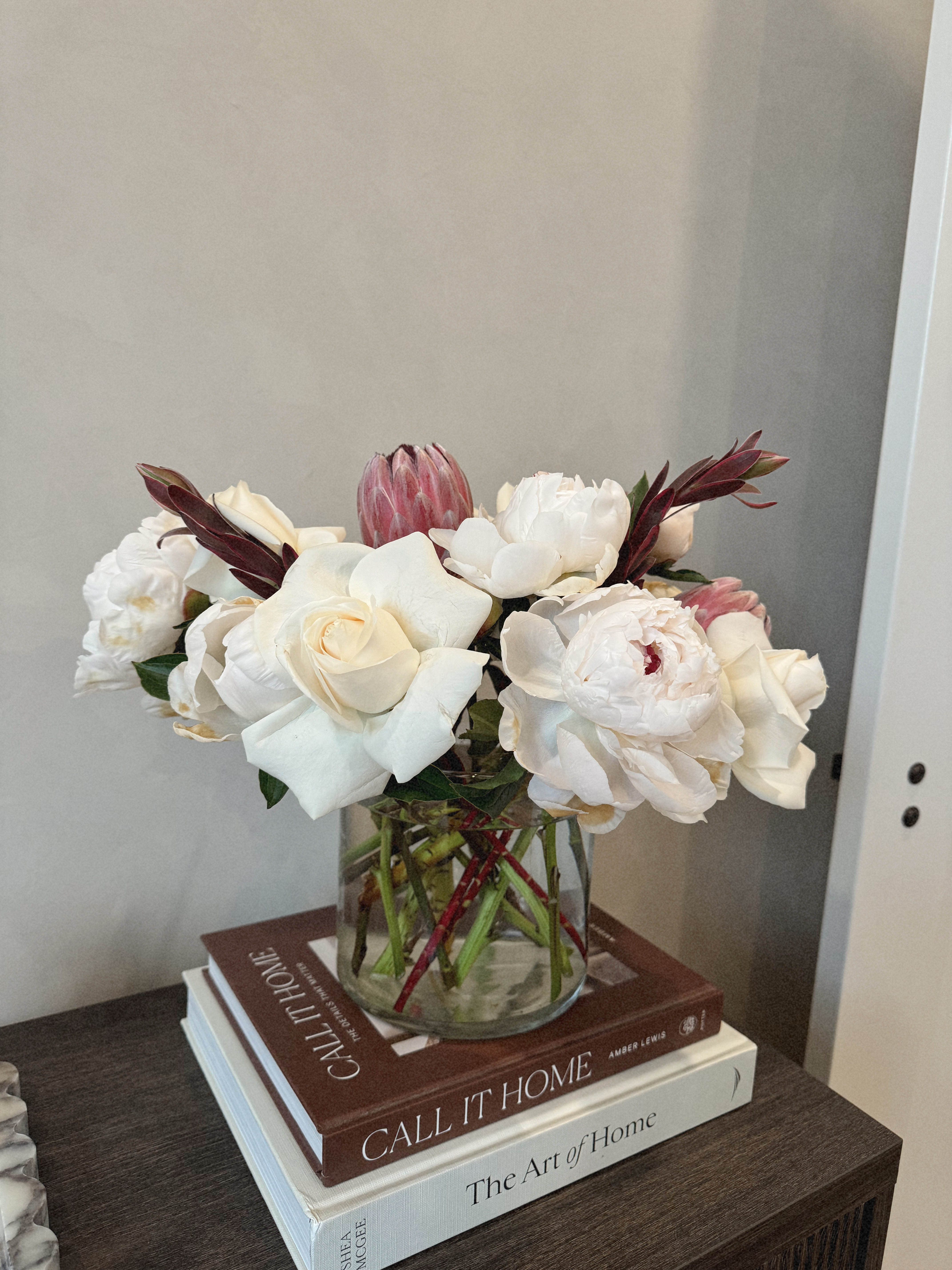 This bouquet is sparking joy 🥹 roundup of my office home decor. Adding in more browns and neutrals for fall is my favorite. Marble accents and linen coffee table books creates an upscale look for less (most of my home products are from Target and Amazon). 

Follow my shop for more home styling with organic neutrals and modern elements mixed with antique and vintage finds. 