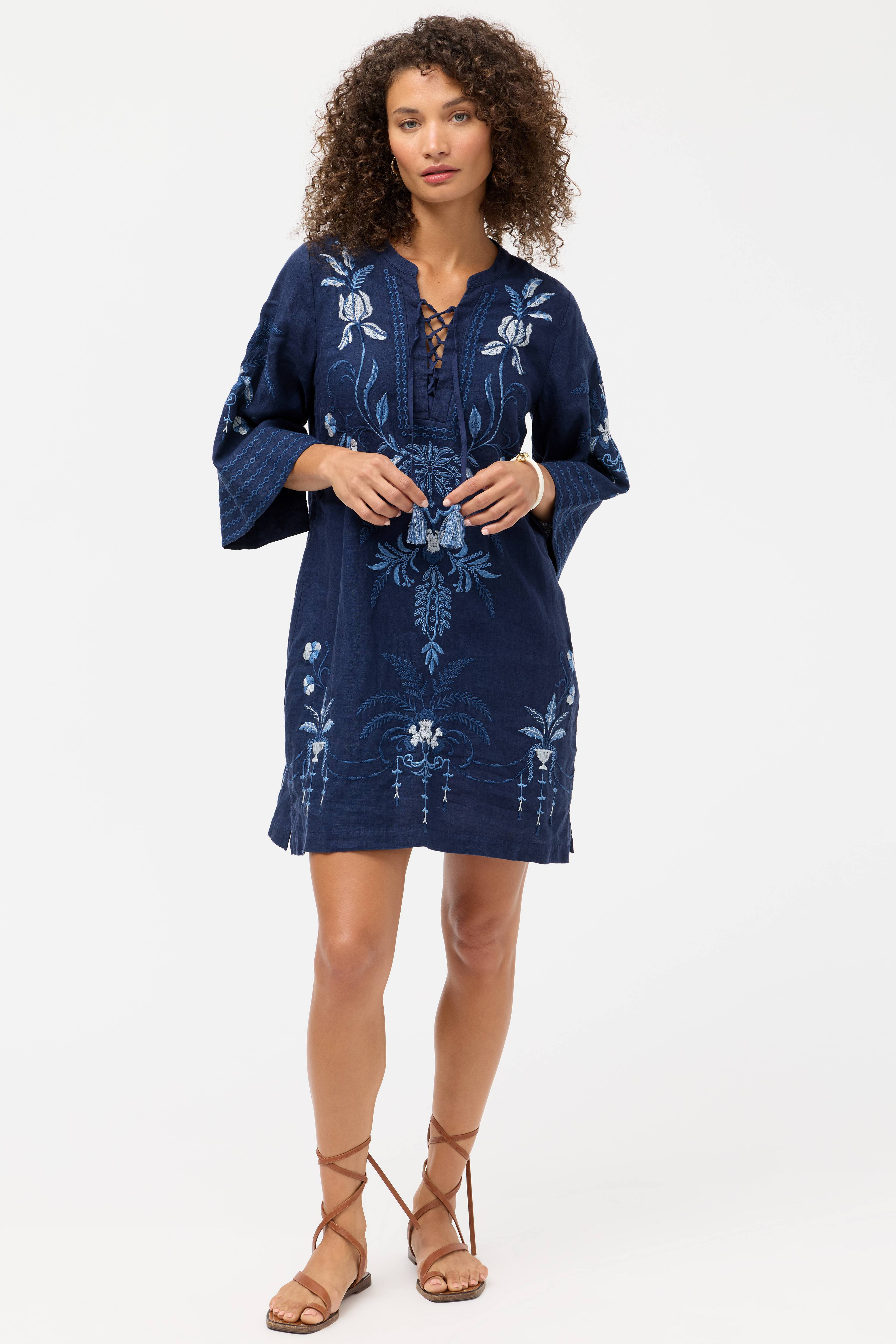 TIE FRONT KIMONO DRESS
                                
                                    
    ... | Johnny Was