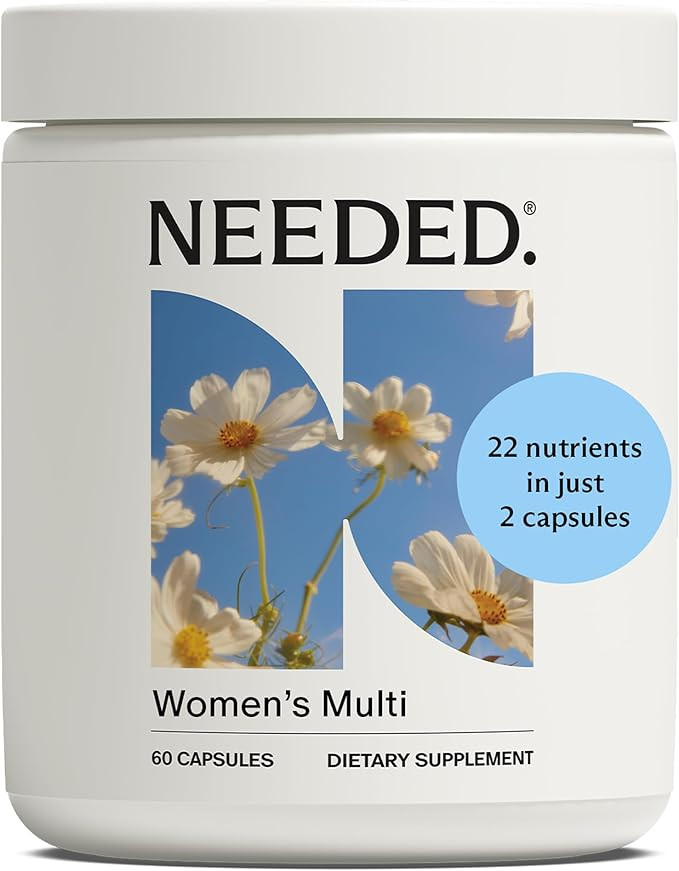 Needed. Multivitamin for Women with 22 Vitamins, Minerals and Antioxidants - Daily Womens Multivi... | Amazon (US)
