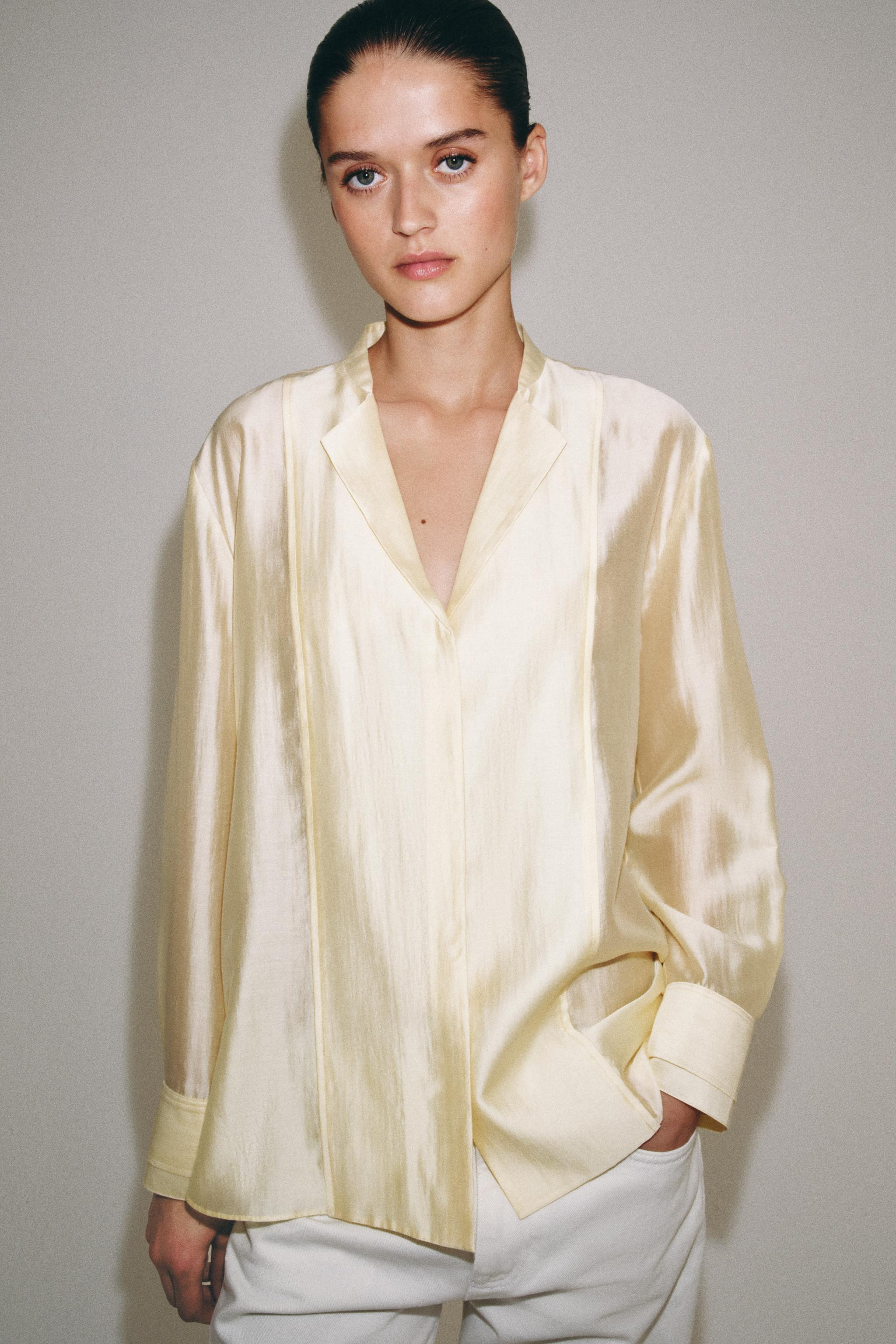 ZW COLLECTION FLOWY SHIRT | Zara US