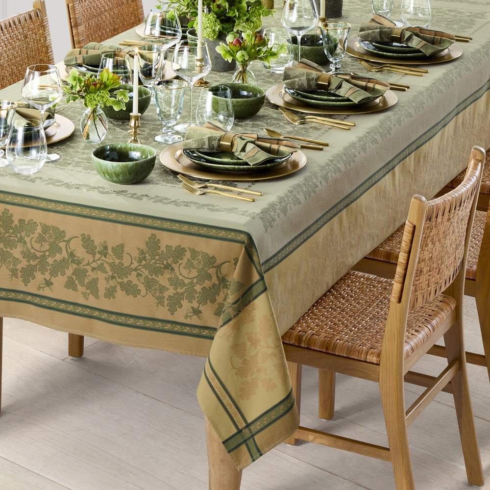 Foliage Jacquard Tablecloth | Williams-Sonoma