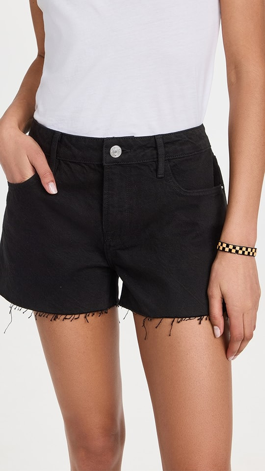 Le Grand Garcon Jean Shorts with Raw Cuffs | Shopbop