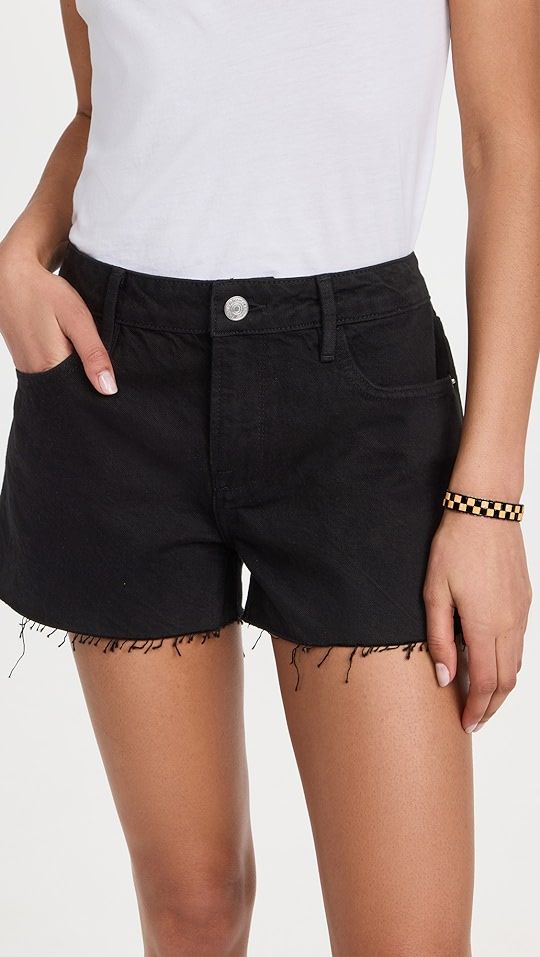 Le Grand Garcon Jean Shorts with Raw Cuffs | Shopbop