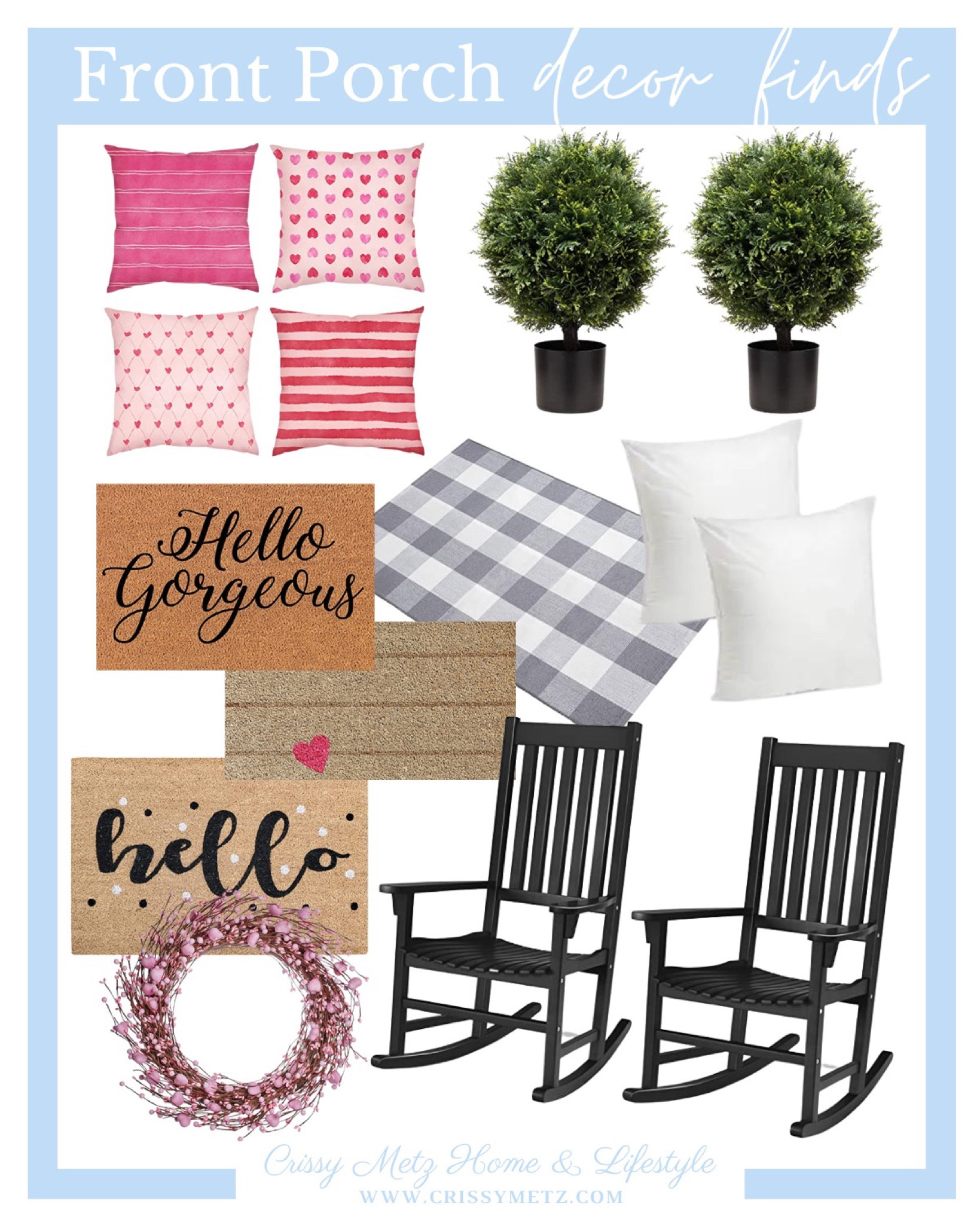 Front porch decor - front porch - Valentines Day decor - Valentines Day front porch 

#LTKFind #LTKstyletip #LTKhome
