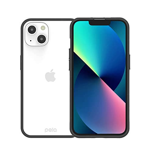Pela: Phone Case for iPhone 13 Pro |Eco-Friendly, Made from Plants | Sleek & Light Design with Protection (Clear Black) | Amazon (US)