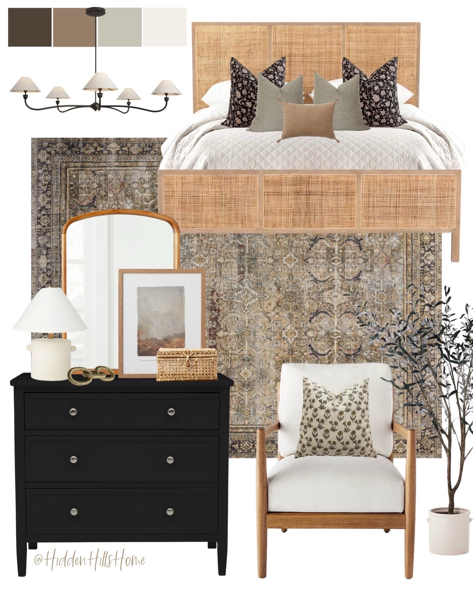 My guest bedroom! Cozy bedroom decor ideas, bedroom mood board, bedding, cane bed, bedroom rug, home decor, bedroom design, affordable bedroom ideas #bedroom

#LTKSaleAlert #LTKHome #LTKSeasonal