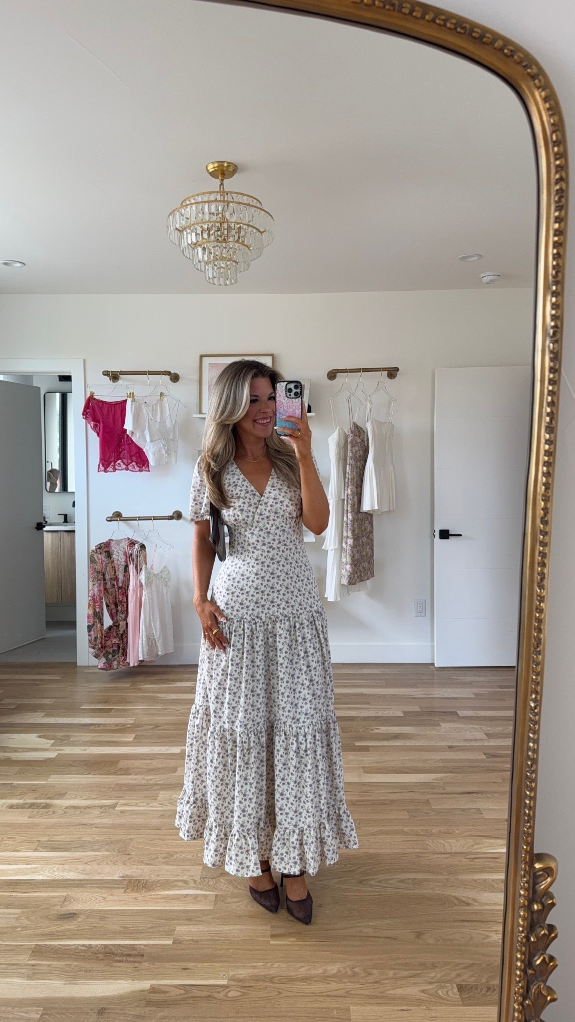 Spring maxi special occasion party dress 

Wearing my usual small/2

VICI: use code emerson30 

#LTKWedding #LTKSeasonal #LTKParties