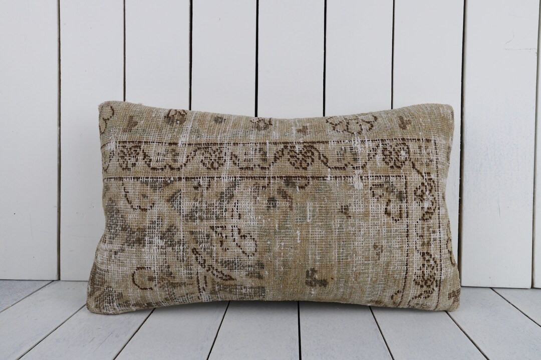 vintage kilim pillow, 12x20 pillow case, turkish kilim pillow, throw pillow, decorative carpet, k... | Etsy (US)