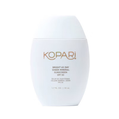 Kopari Bright as Day Sheer Mineral Sunscreen SPF50 - 1.7oz - Ulta Beauty: Face Application, Liquid Form, Unscented | Target