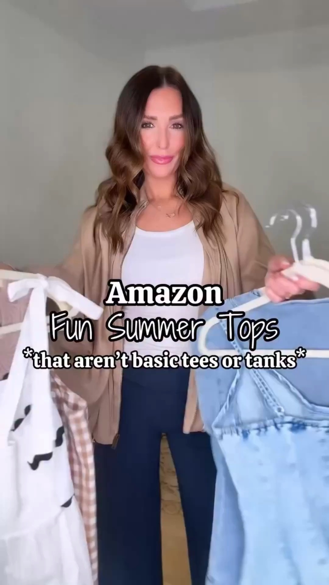 6 fun summer tops from Amazon that aren’t basic tees or tanks! I searched through a ton of tops and these are some of my favorites. Perfect for date night, brunch with the girls, shopping and more. 

#summeroutfitideas #summerootd #datenightoutfit

#LTKootd #LTKgrwm #LTKSeasonal