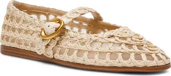 Melody Raffia Mary Jane Flat (Women) | Nordstrom