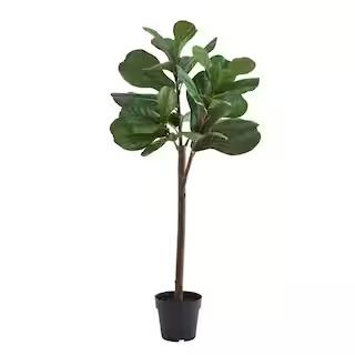 StyleWell 4.17 ft. Indoor Artificial Fig Tree 24016 - The Home Depot | The Home Depot