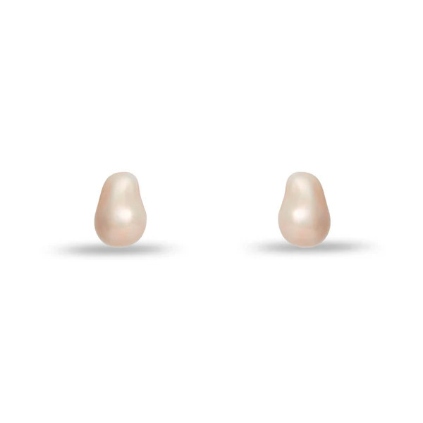 ROSÉ COLLECTOR BAROQUE PEARL STUD EARRINGS | LELE SADOUGHI
