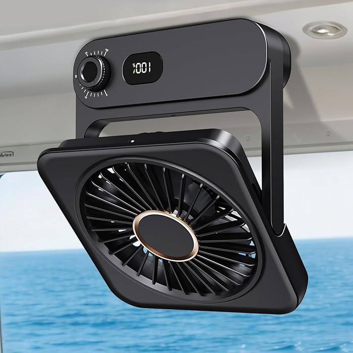 Shintrend Cruise Ship Approved Magnetic Fan, Rechargeable Portable Fan with 100 Speeds, Magnetic ... | Amazon (US)