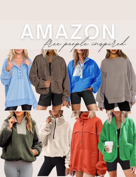 free people look for less on Amazon! 

Pullover / Sherpa jacket / fleece jacket : tunic / winter outfits 

#LTKfindsunder50 #LTKstyletip #LTKSeasonal