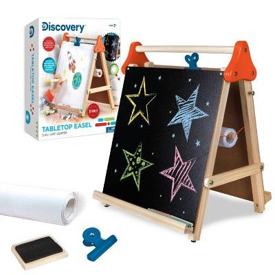Discovery Kids Tabletop Dry Erase and Chalk Easel | Target