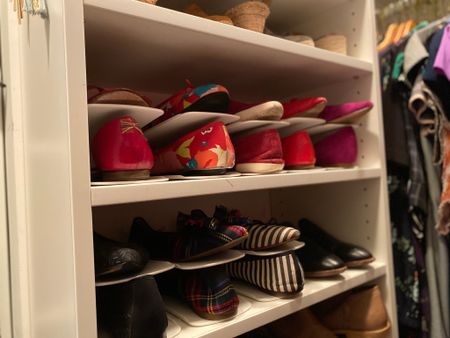 Shoe risers are the best way to maximize your shoe space.

#LTKhome #LTKunder50 #LTKfamily