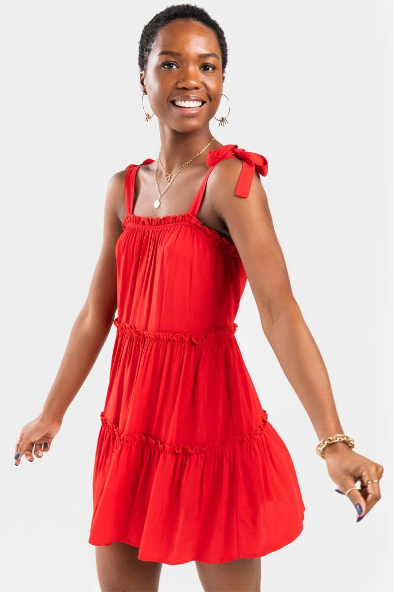 Charolette Tiered Baby Doll Dress | Francesca’s Collections