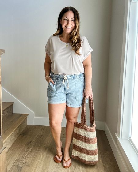 Casual summer outfit 

Fit tips: tee tts, L // shorts sized up, 14

Summer  summer outfit  summer fashion  casual summer fashion  midsize outfit  midsize fashion  casual summer look  the recruiter mom  

#LTKMidsize #LTKSeasonal #LTKStyleTip