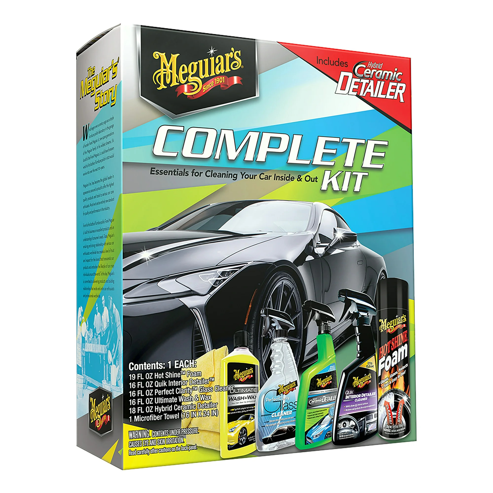 Meguiar's Complete Car Care Kit, G55208 | Walmart (US)