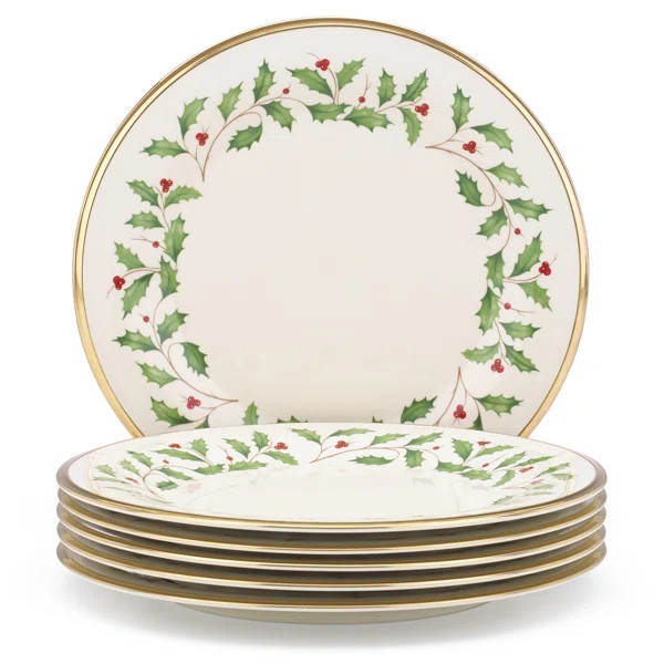 Lenox Holiday Dinner Plate (Set of 6) | Wayfair North America