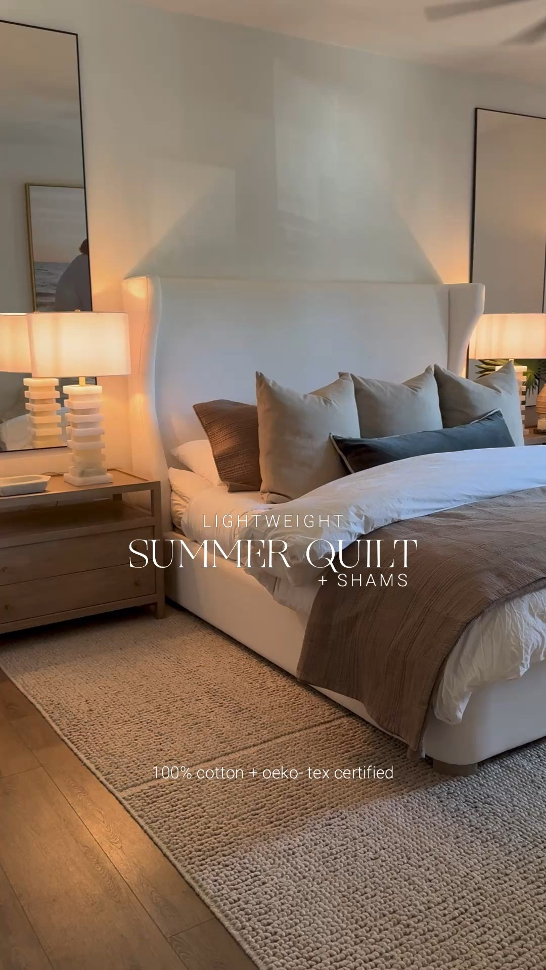 Organic Modern summer bedroom🤍🌱

#LTKmomlife #LTKHome