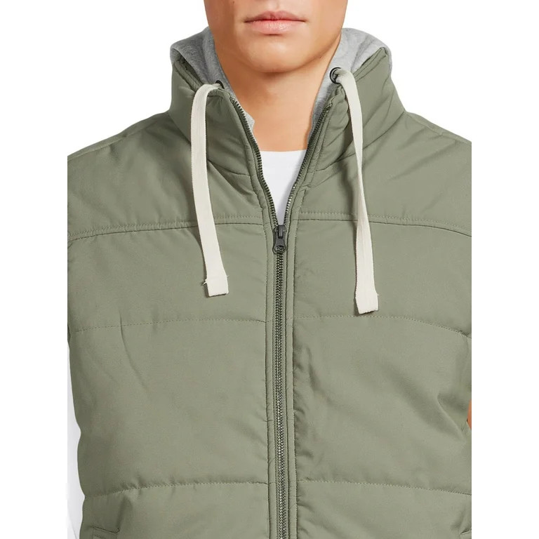 George Men's and Big Men's Hooded Vest, Size S-3XL - Walmart.com | Walmart (US)