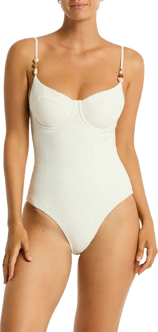 Sea Level Caracus Balconette Underwire One-Piece Swimsuit | Nordstrom | Nordstrom