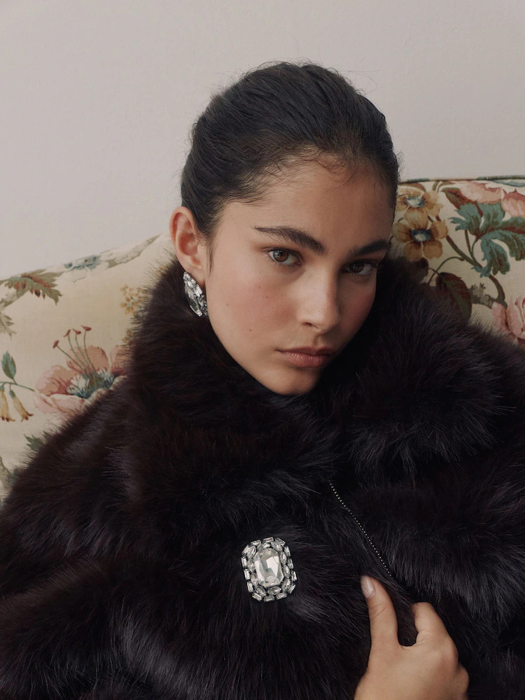 Buy Gun Metal Sparkle Jewel Brooch from Next Ireland | Next EU