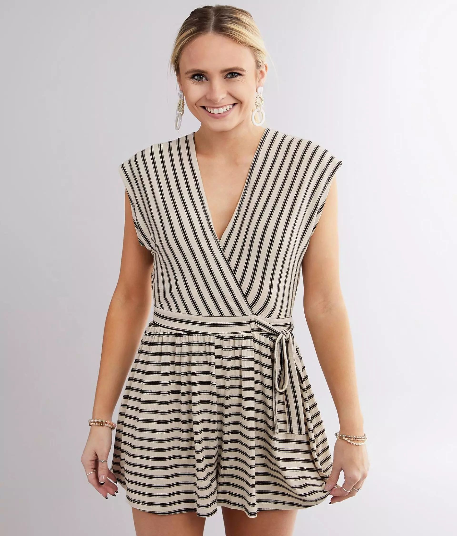 Easy Day Striped Romper | Buckle