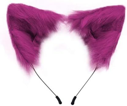SMILETERNITY Handmade Fox Wolf Cat Ears Headwear Costume Accessories for Halloween Christmas Cosp... | Amazon (US)