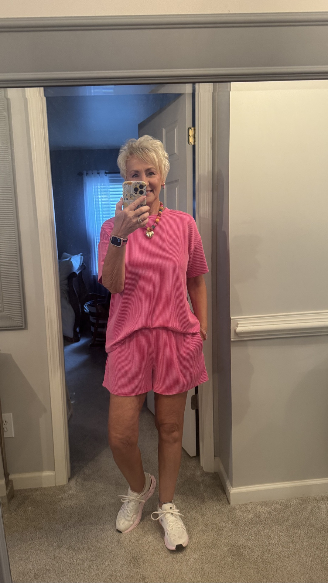 Love the short set from Amazon. So comfortable for summer.

#LTKgrwm #LTKOver40