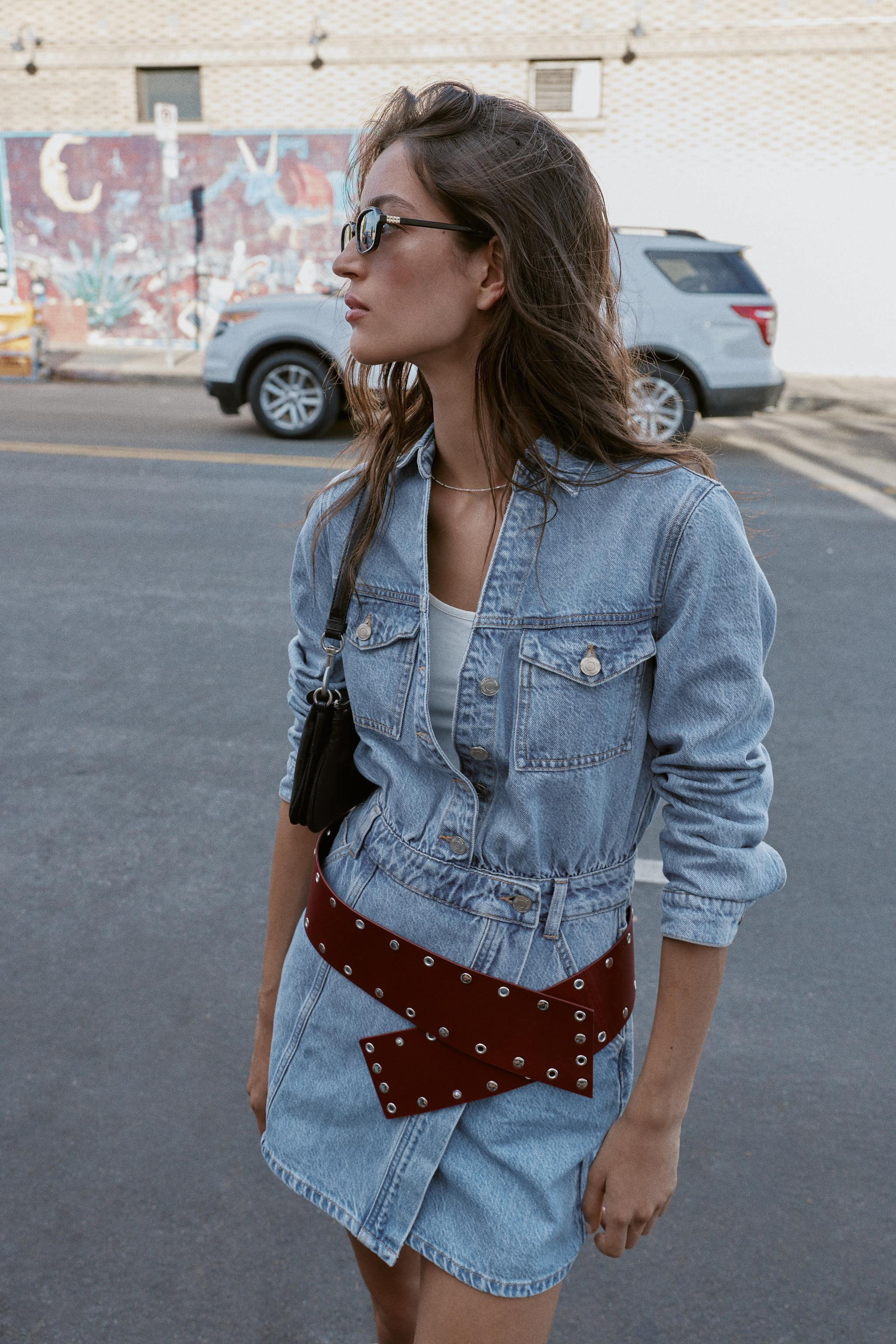 Z1975 SHORT DENIM DRESS | Zara US