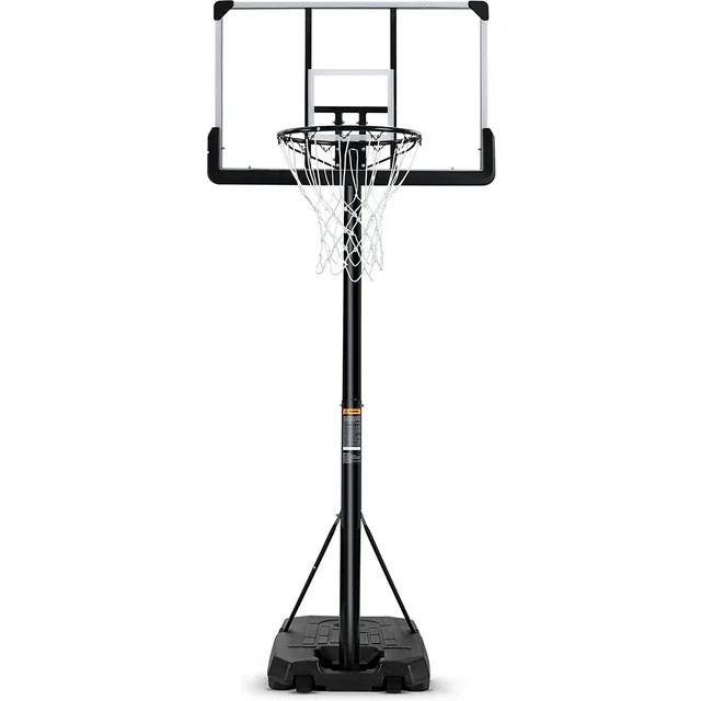 Portable Basketball Hoop Goal Basketball Hoop System Height Adjustable 7 ft. 6 in..10 ft. with 44... | Walmart (US)