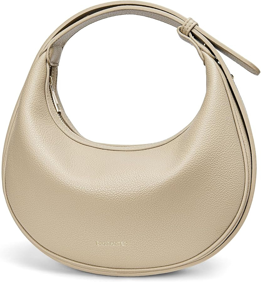 BOSTANTEN Crescent Shoulder Bag for Women Trendy Crossbody Hobo Purse Vegan Leather Clutch Handba... | Amazon (CA)