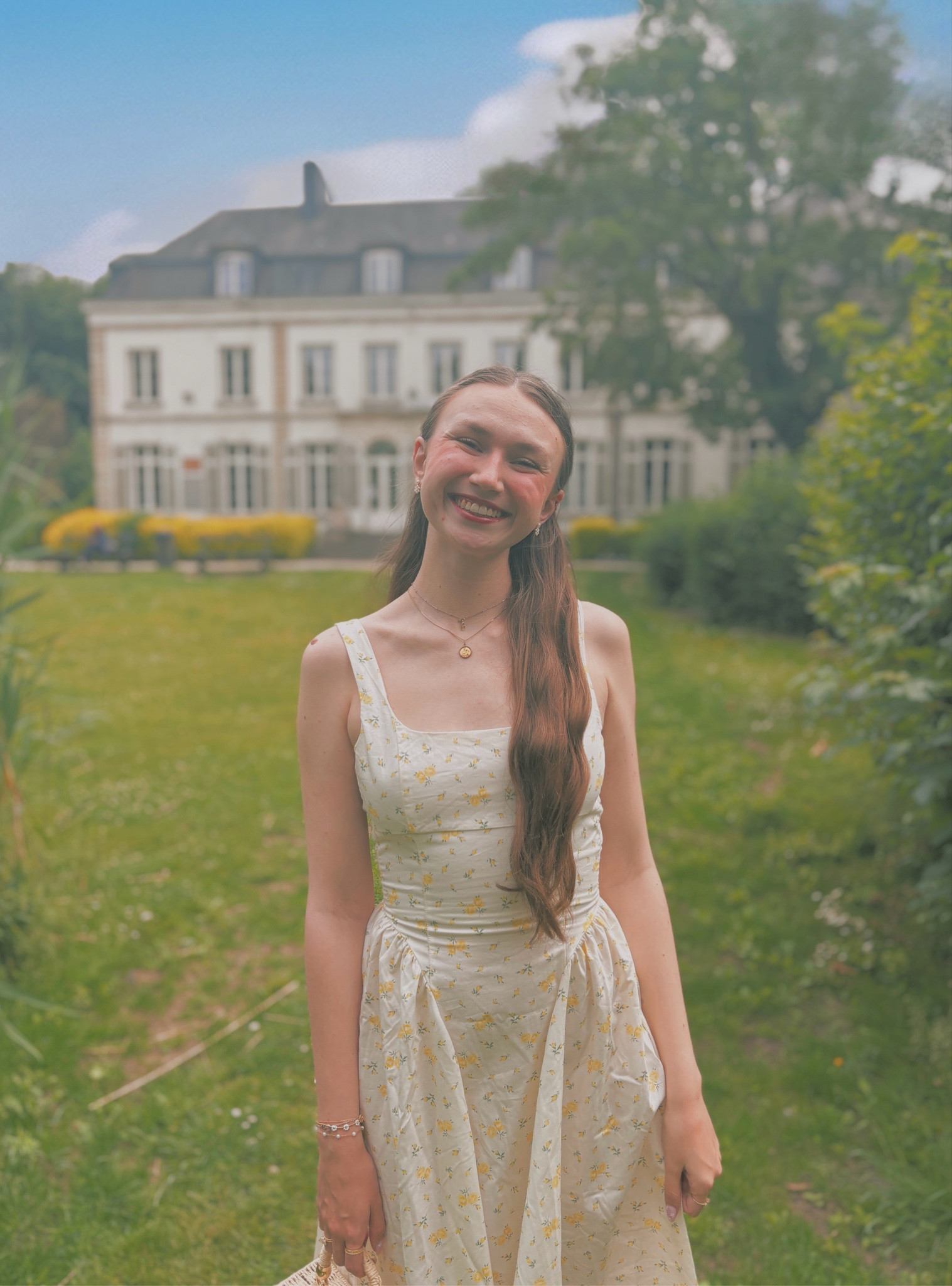 White open back dress with yellow flowers
Rattan bag
Linnen bow 

Cottagecore style
Cottagecore outfit 
Summer outfit
Summer outfit inspo


#LTKFindsUnder50 #LTKSaleAlert #LTKSeasonal