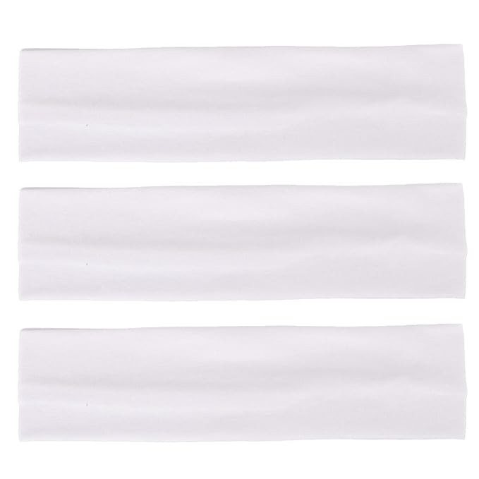 MapofBeauty 3 Pack Yoga Headbands Stretchy Cotton Head Band Hairwarp Sports Running Exercise Gym ... | Amazon (US)