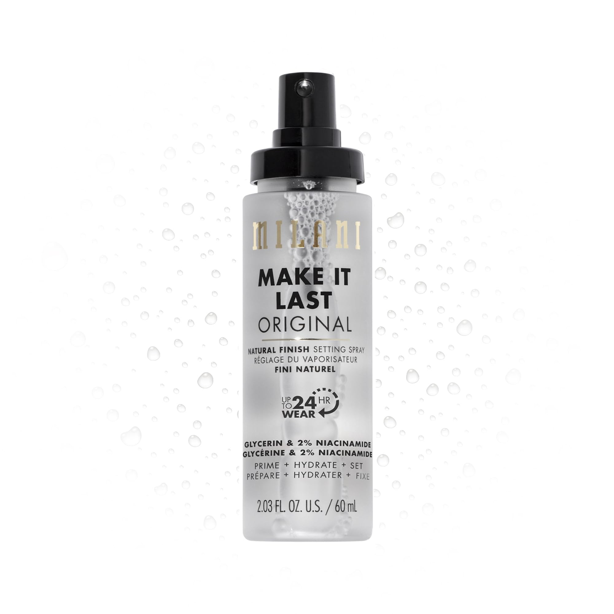Milani Setting Spray + Primer, Make It Last Original - Natural Finish with Niacinamide for Hydrat... | Amazon (US)
