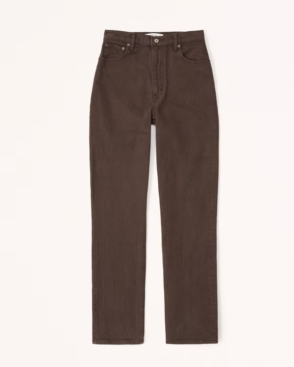 Women's Ultra High Rise 90s Straight Jean | Women's Clearance | Abercrombie.com | Abercrombie & Fitch (US)