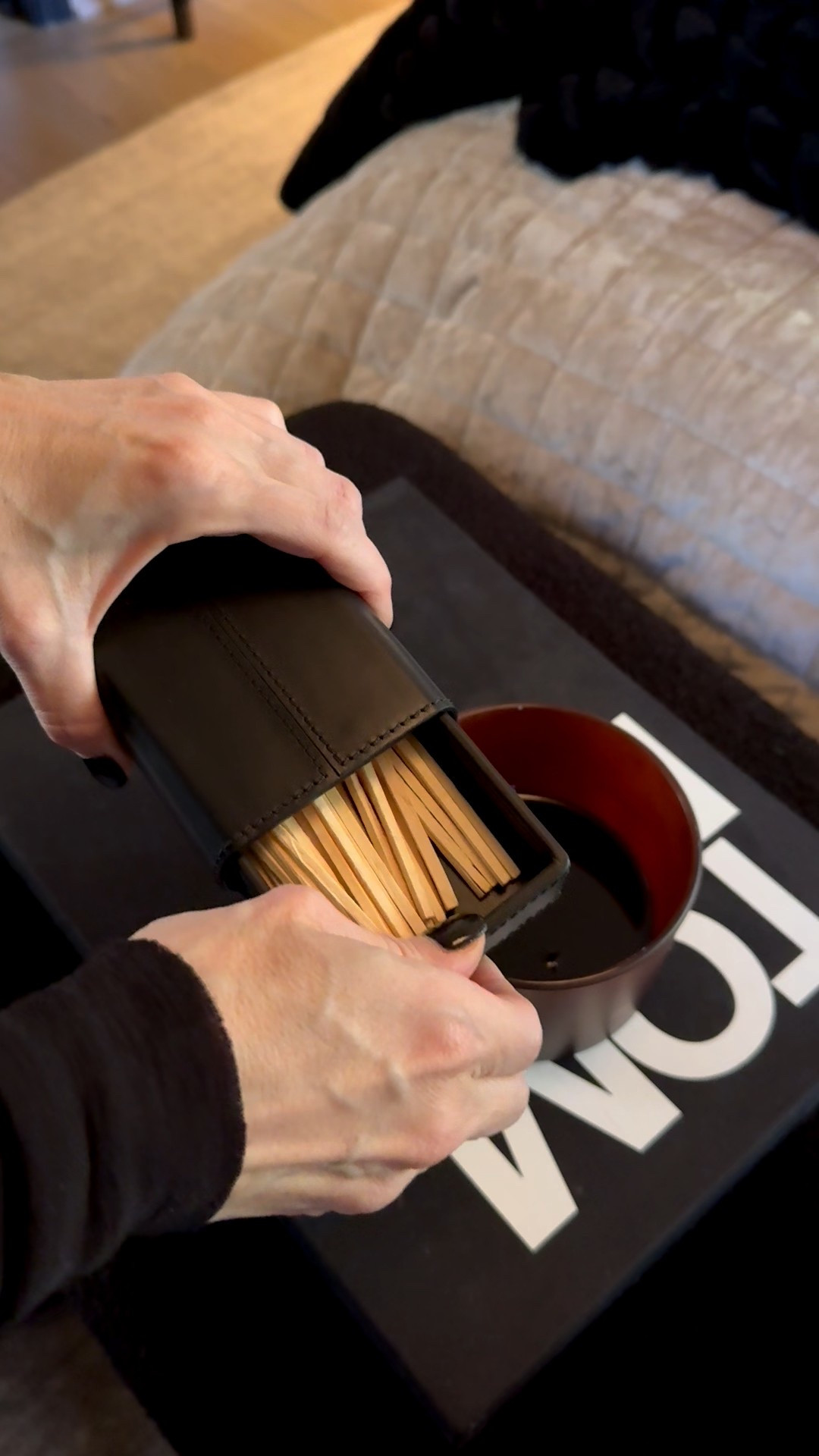 Whaaaa a leather matchstick holder/striker?! Omg! Yes!!

#LTKdayinmylife #LTKselfcare #LTKmorningroutine