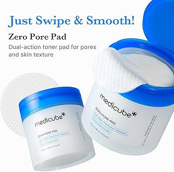 Medicube Zero Pore Pads 2.0, Dual-Textured Facial Toner Pads for Exfoliation and Pore Care with 4... | Amazon (US)